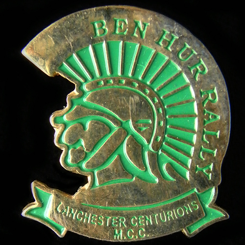 Ben Hur Rally pin badge