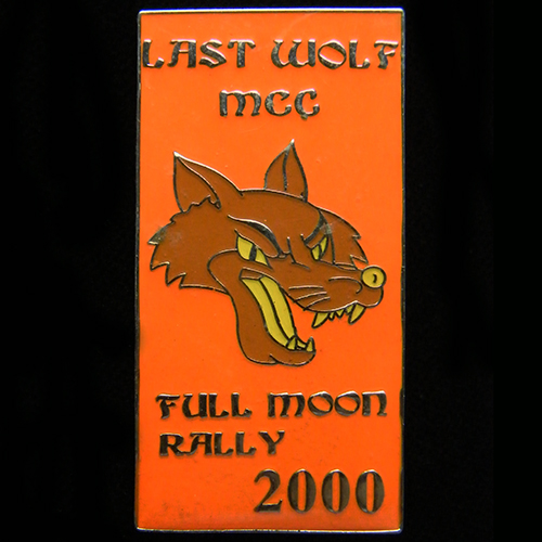 Full Moon Rally pin badge