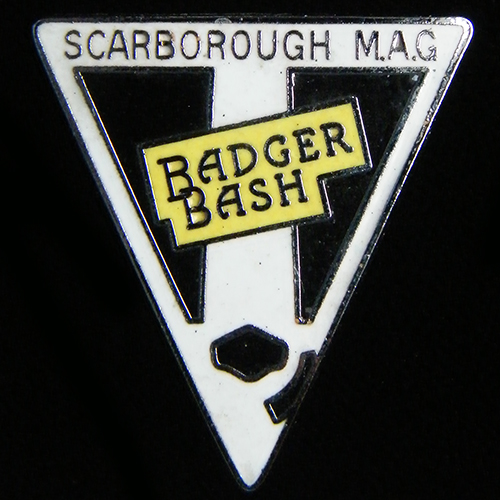 Badger Bash lapel badge