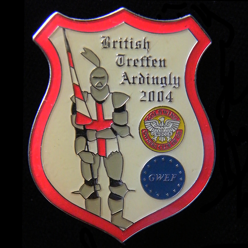 British Treffen Rally pin badge