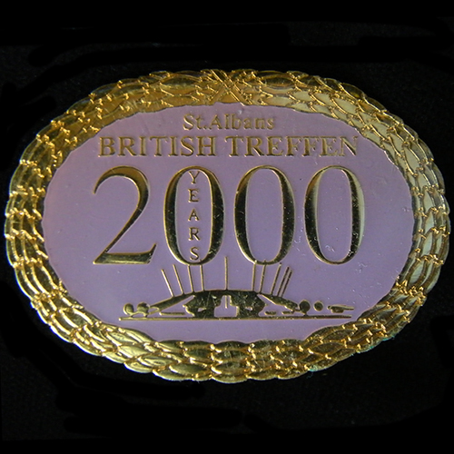 British Treffen Rally pin badge