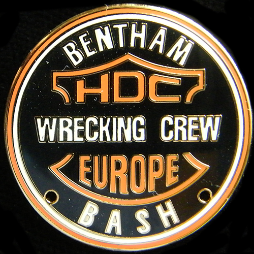 Harley Bentham Bash pin badge