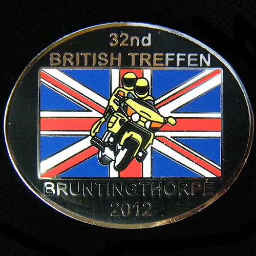 British Treffen Rally pin badge