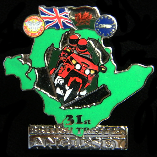 British Treffen Rally pin badge