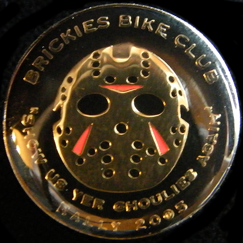 Show us yer Ghoulies Rally pin badge
