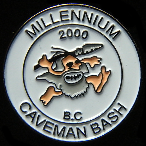 Caveman Bash Pin badge