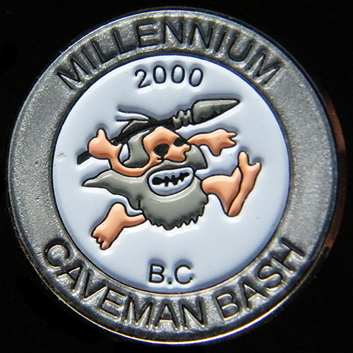 Caveman Bash Pin badge