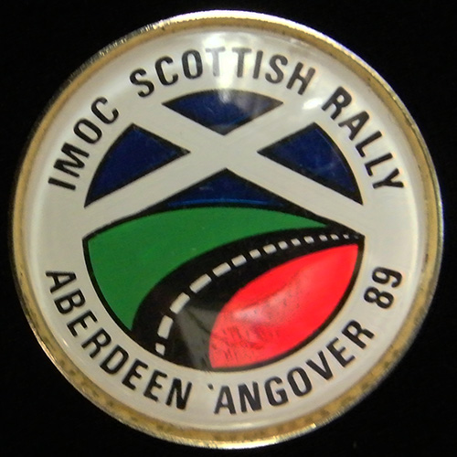 Aberdeen Angover 89 Rally pin badge