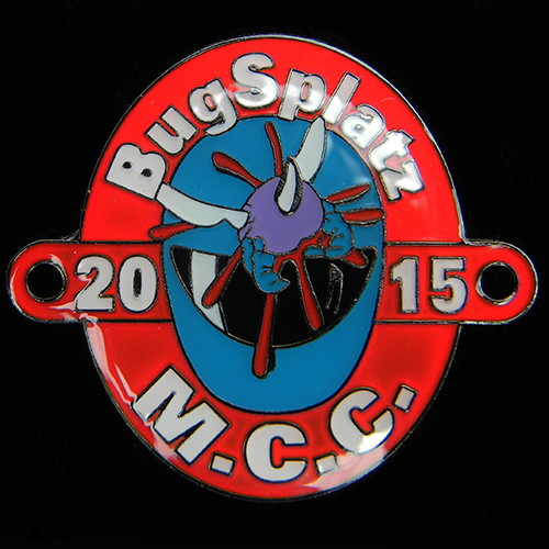 Bugsplatz Rally pin badge