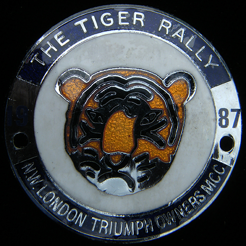 Tiger Rally (Triumph) pin badge