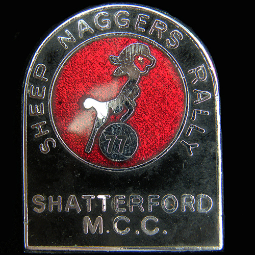 Sheep Naggers Rally pin badge