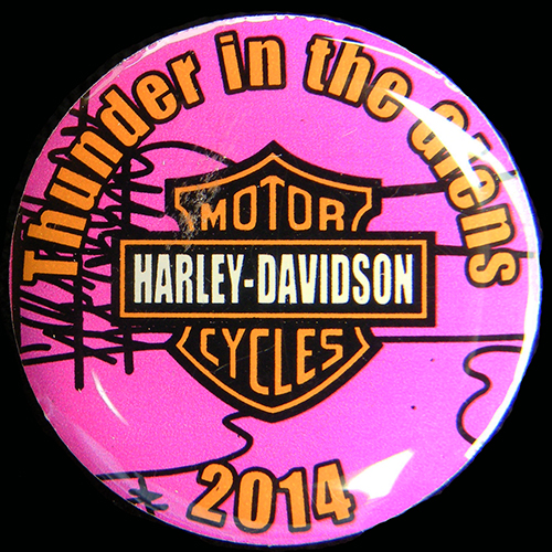 Thunder in the Glens Rally pin badge