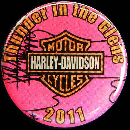 Thunder in the Glens Rally pin badge