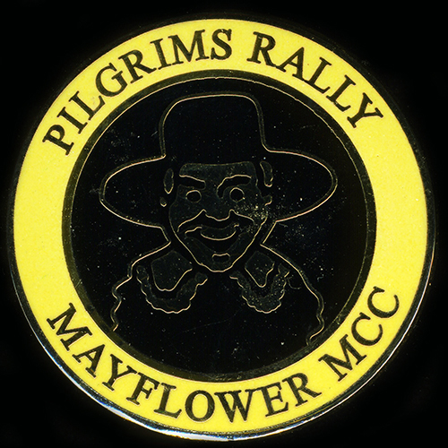 Pilgrims Rally pin badge