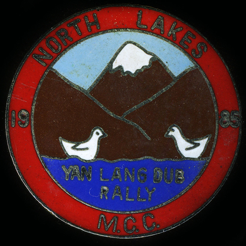Yan Lang Dub Rally pin badge