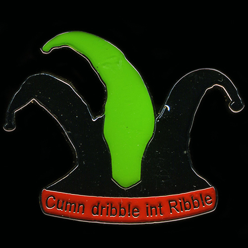 Cumn Dribble int Ribble lapel badge