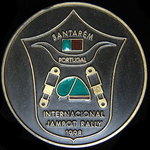 AJS Matchless Jampot Rally pin badge