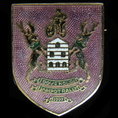 AJS Matchless Jampot Rally pin badge