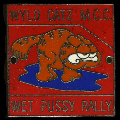 Wet Pussy Rally pin badge