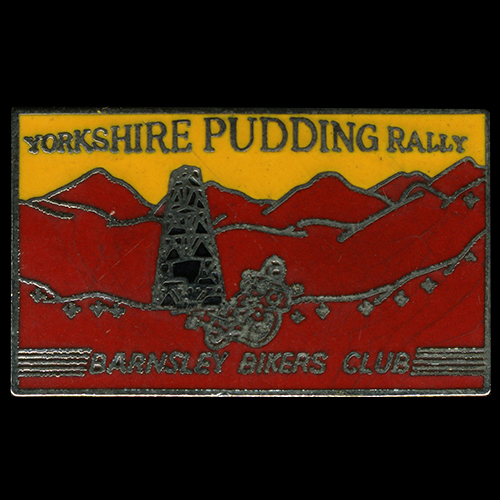 Yorkshire Pudding Rally pin badge
