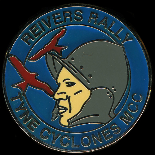 Reivers Rally pin badge