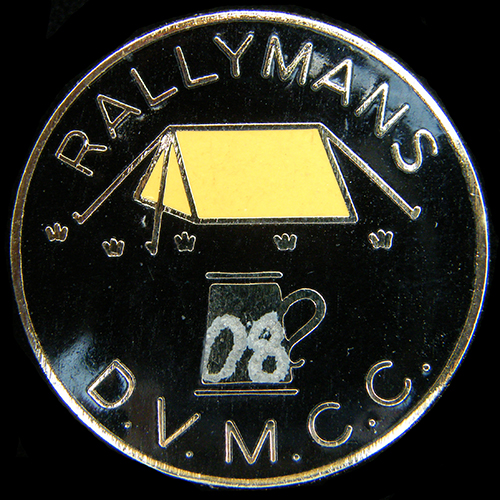 Rallymans Rally pin badge