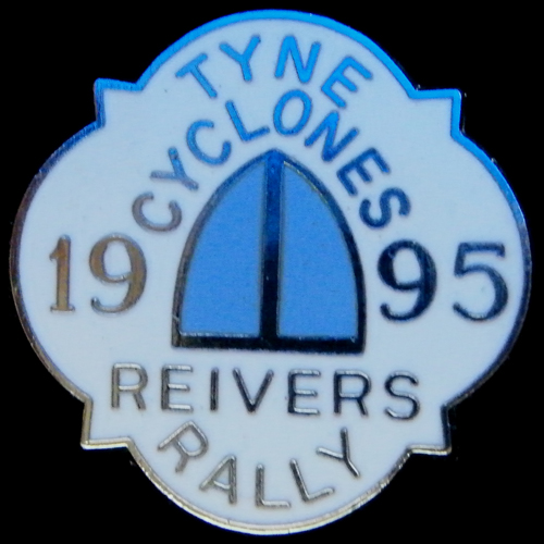 Reivers Rally pin badge