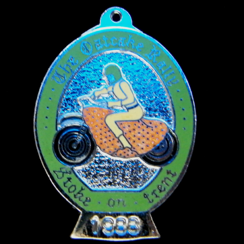 Oatcake Rally pin badge