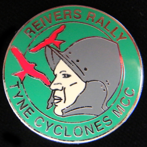 Reivers Rally pin badge
