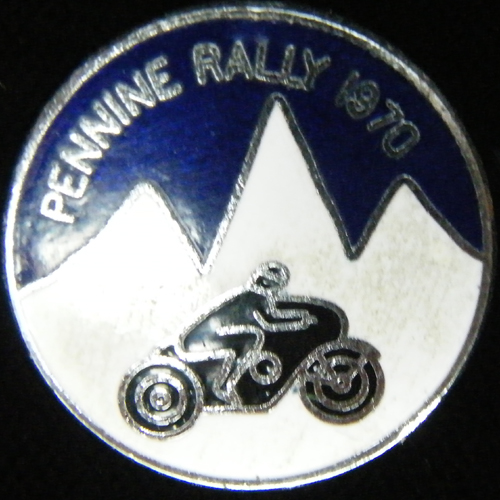 Pennine Rally pin badge