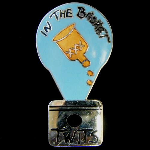 Twits Rally pin badge
