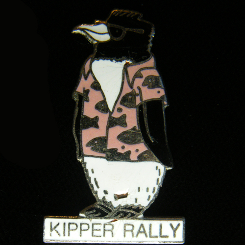 Kipper Rally pin badge