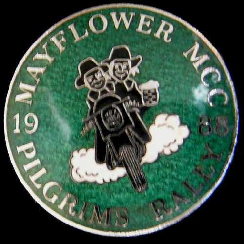 Pilgrims Rally pin badge