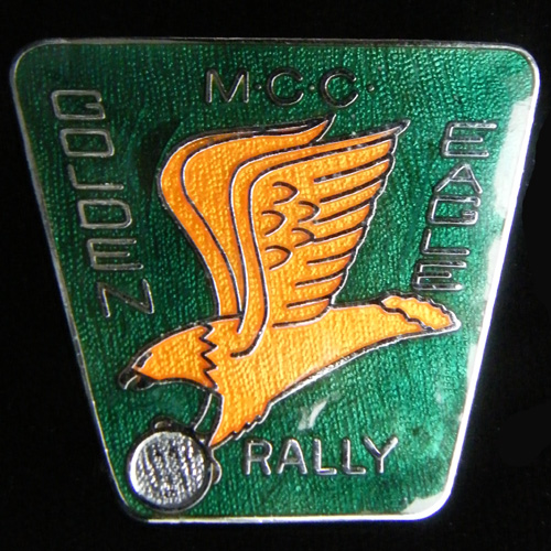 Golden Eagle Rally pin badge