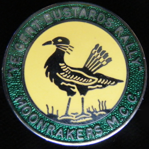 Ye Gert Bustards Rally pin Badge