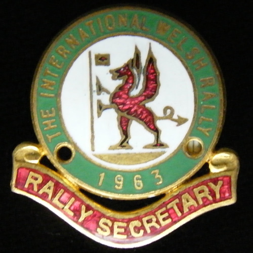 International Welsh Rally pin badge