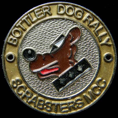 Bottler Dog Rally pin badge
