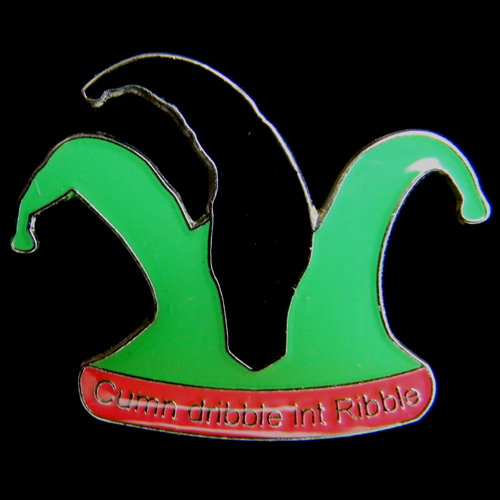 Cumn Dribble int Ribble lapel badge