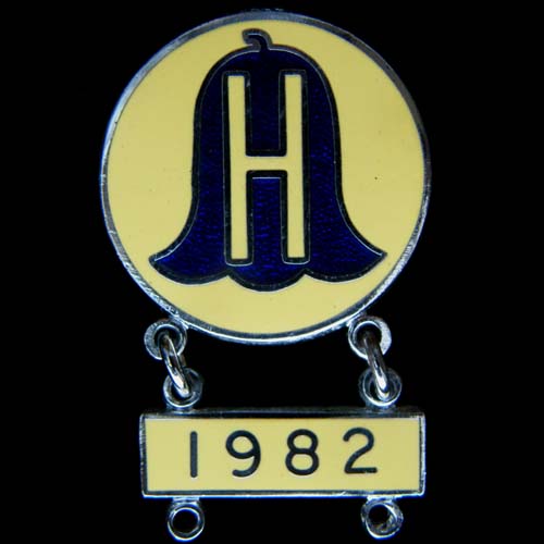 Bluebell Rally pin badge