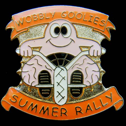 Gone for a Burton Rally pin badge