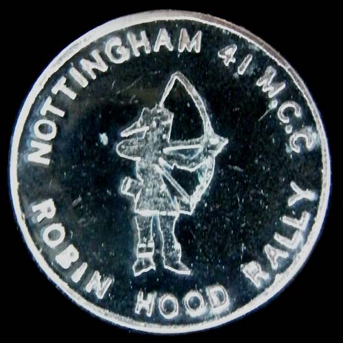 Gone for a Burton Rally pin badge