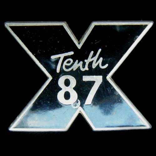 Exeter and District Rally pin badge