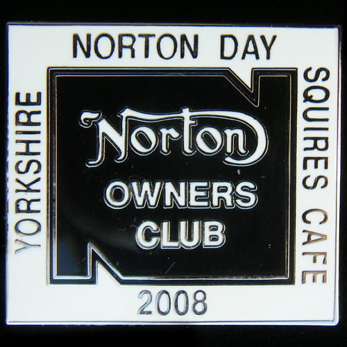 Norton Owners Club  Rally pin badge