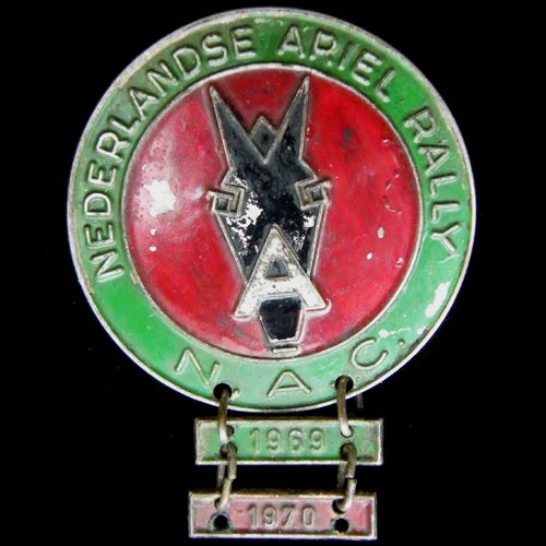 Ariel Rally Nederlandse pin badge