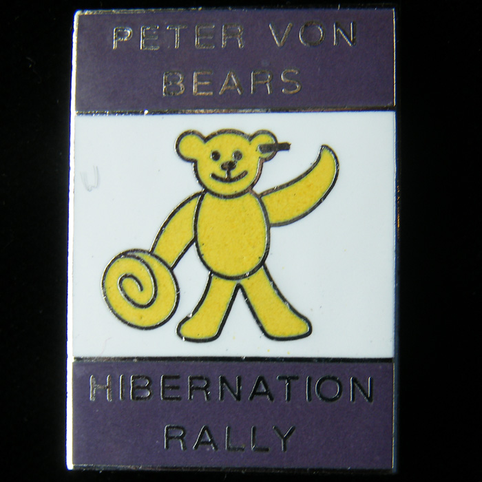 Hibernation Rally Pin Badge