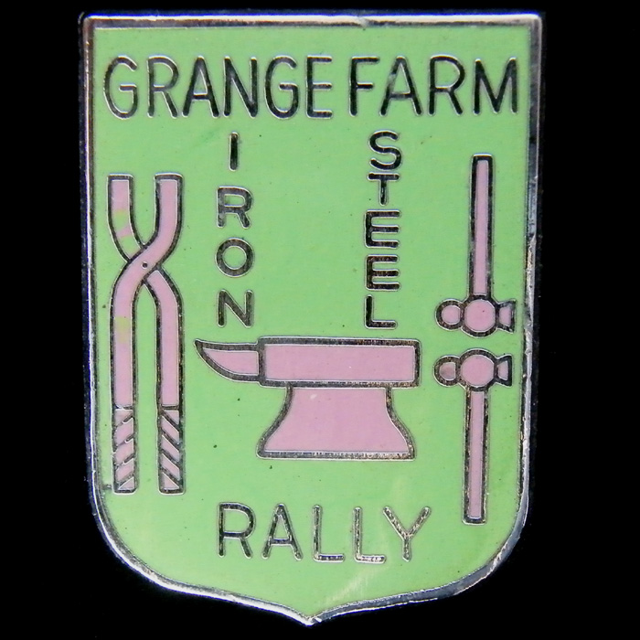 Iron & Steel Rally pin badge