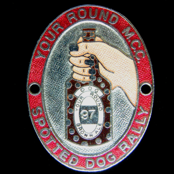 Spotted Dog Rally pin badge
