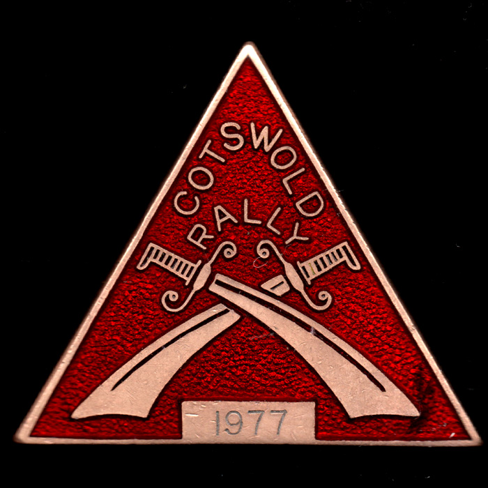 Cotswold Rally Pin badge