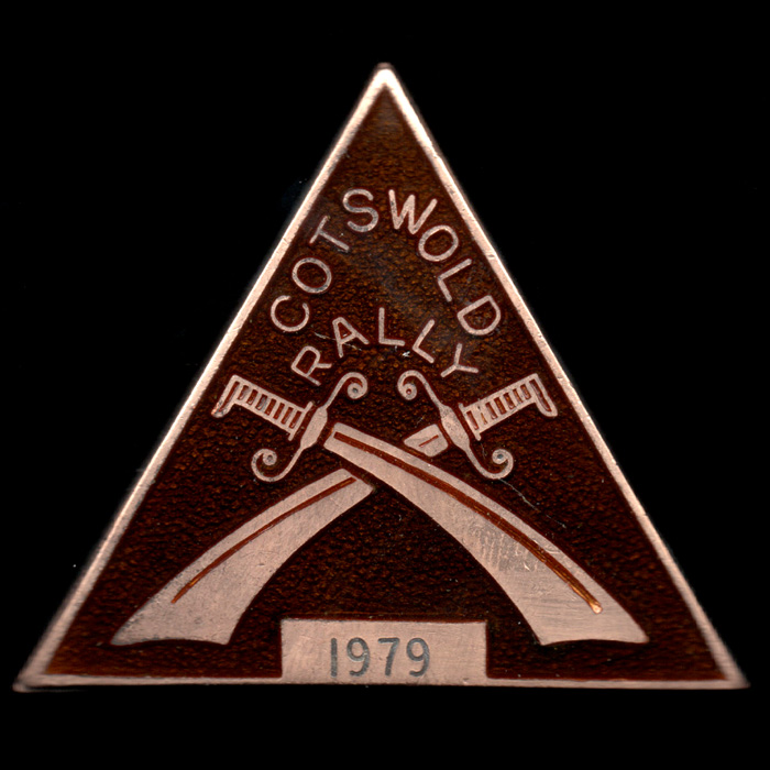 Cotswold Rally Pin badge