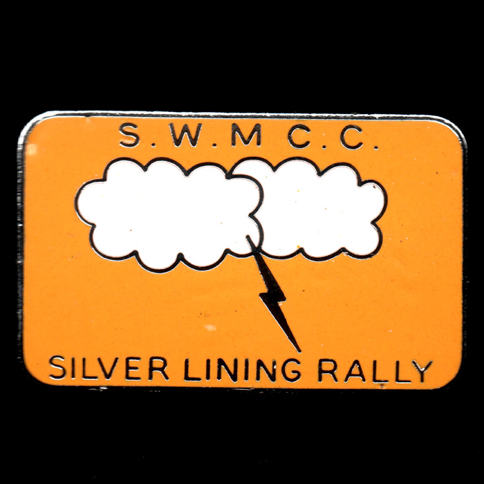 Silver Lining Rally pin badge